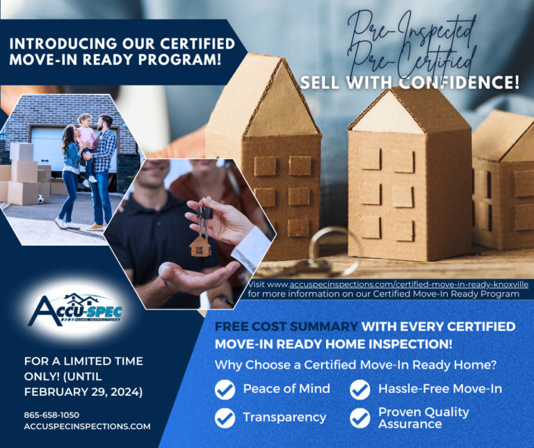 Accu-Spec Inspection Services Certified Move-In Ready Inspections