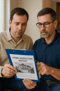 Morristown TN home inspection report review with client